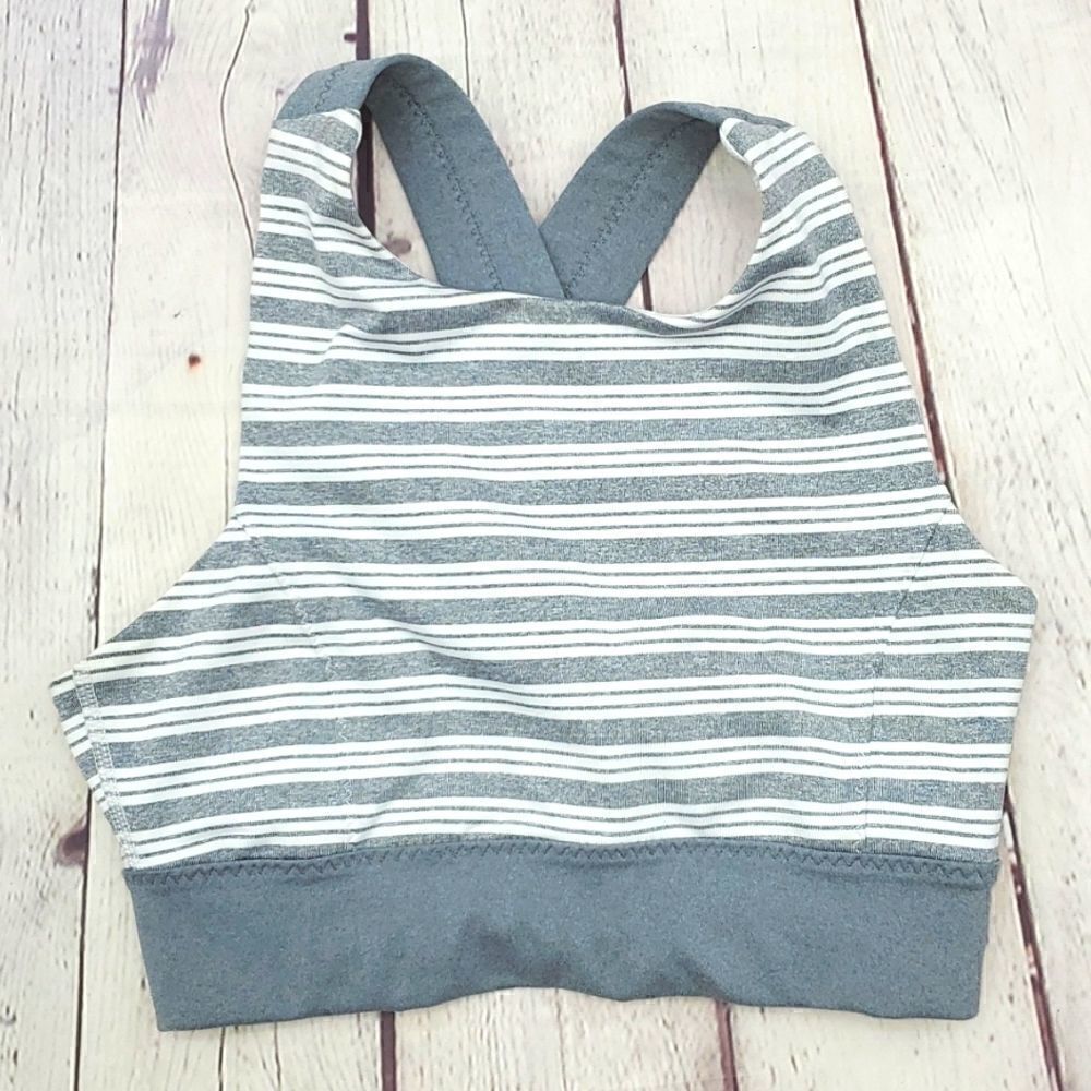 Athleta Stripe Sports Bra Size XS